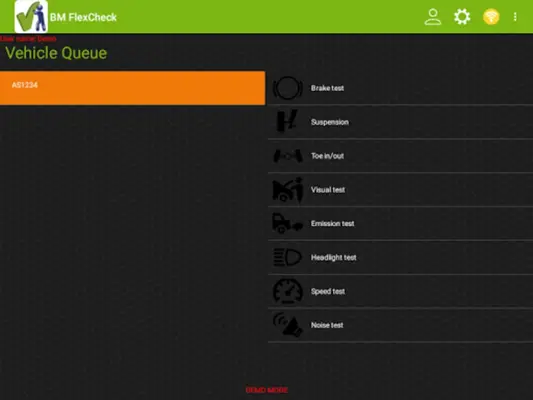 BM FlexCheck android App screenshot 1